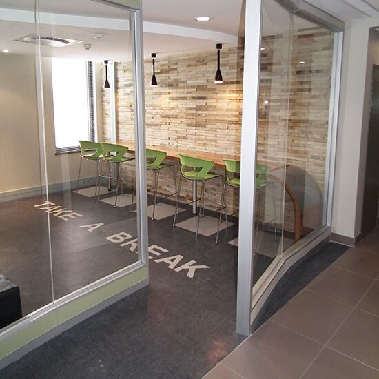 Office Partitioning in Glass and Aluminium Johannesburg Durban surrounds